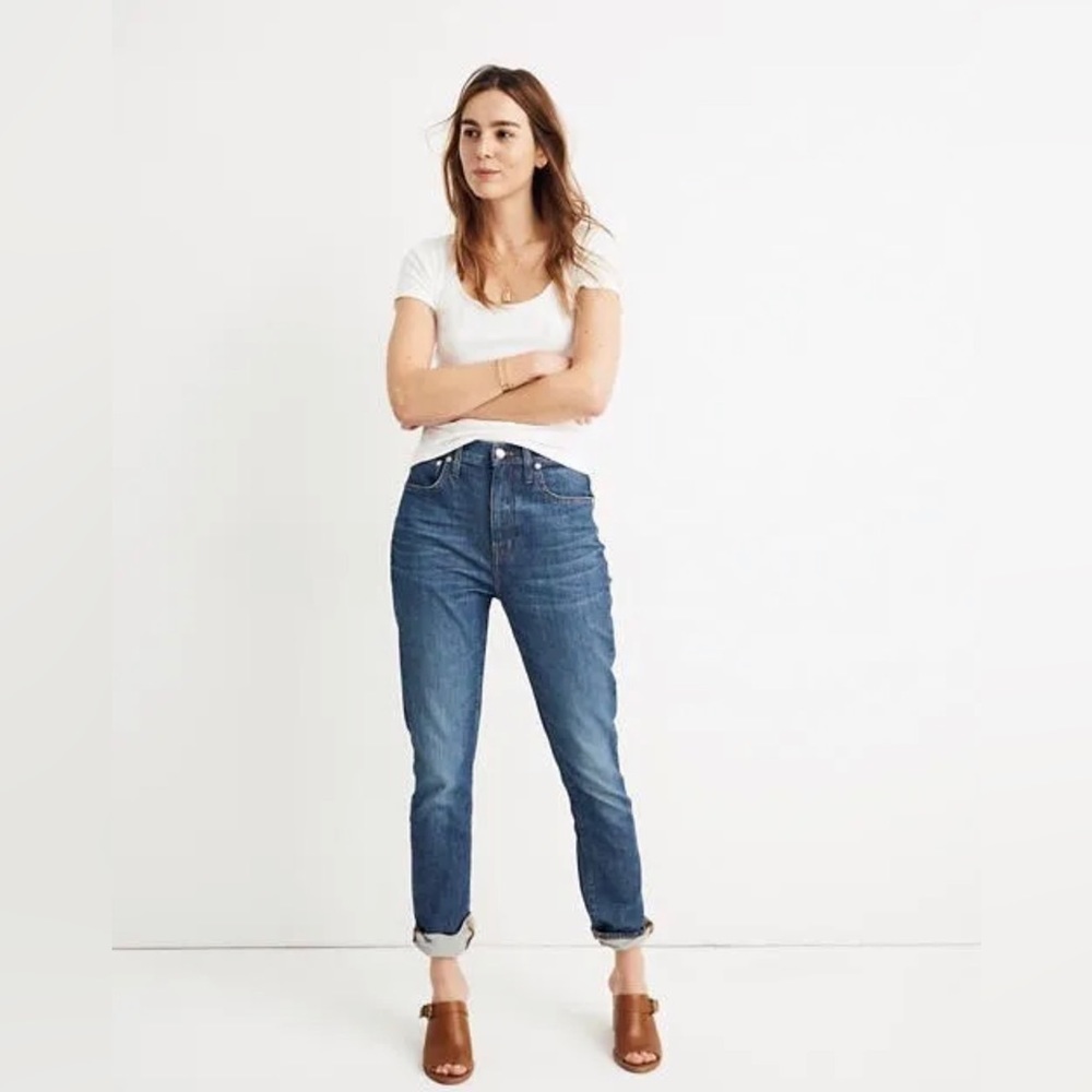 Madewell The High-Rise Slim Boyjeans Blue Size 27 Blue